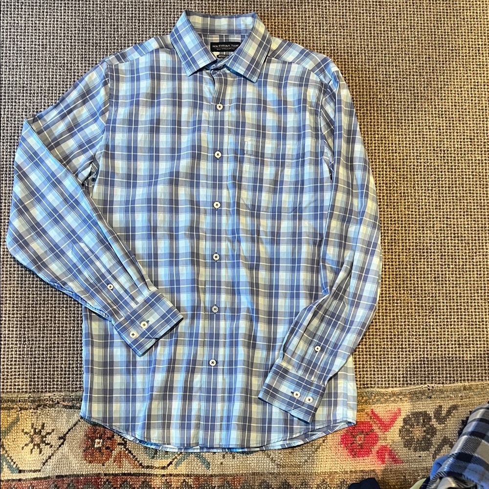 Southern Tide plaid shirt